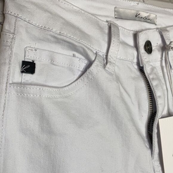 Kancan Estilo High Rise Skinny Jeans White 23 NWT - Picture 7 of 13